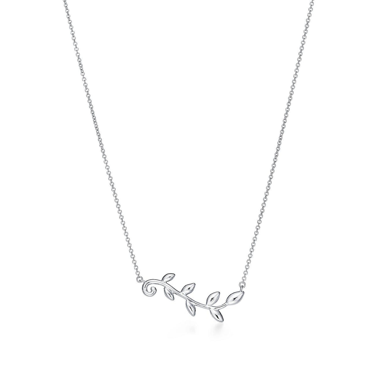 [Resenly Jewelry]PALOMA PICASSO STERLING SILVER OLIVE BRANCH NECKLACE