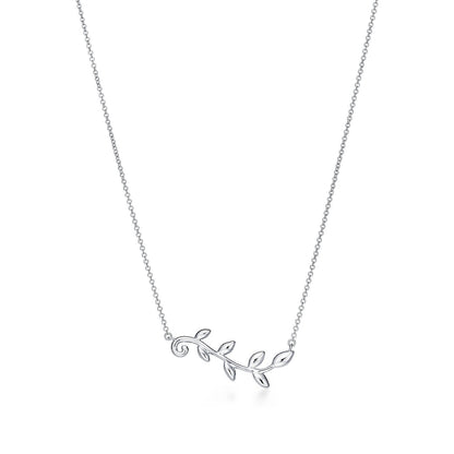[Resenly Jewelry]PALOMA PICASSO STERLING SILVER OLIVE BRANCH NECKLACE