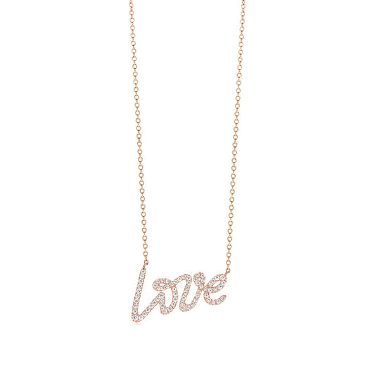 [Resenly Jewelry]PALOMA S GRAFFITI LOVE NECKLACE DIAMOND