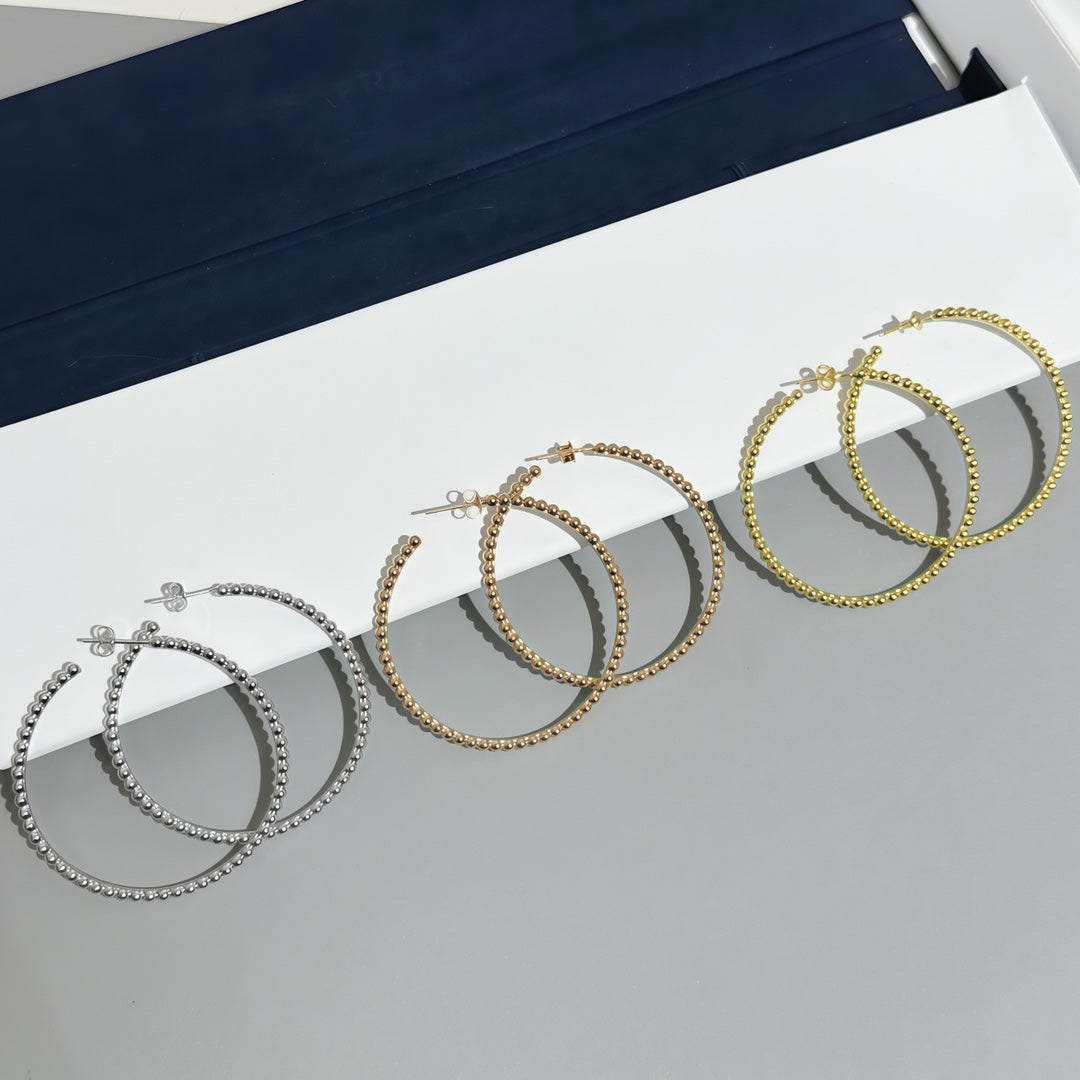 [Resenly Jewelry] SMOOTH BEAD STUD EARRINGS