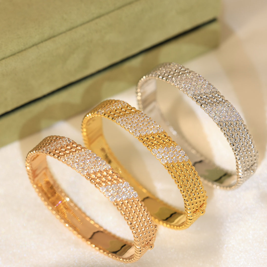 [Resenly Jewelry]  FIVE-ROW DIAMOND BRACELET