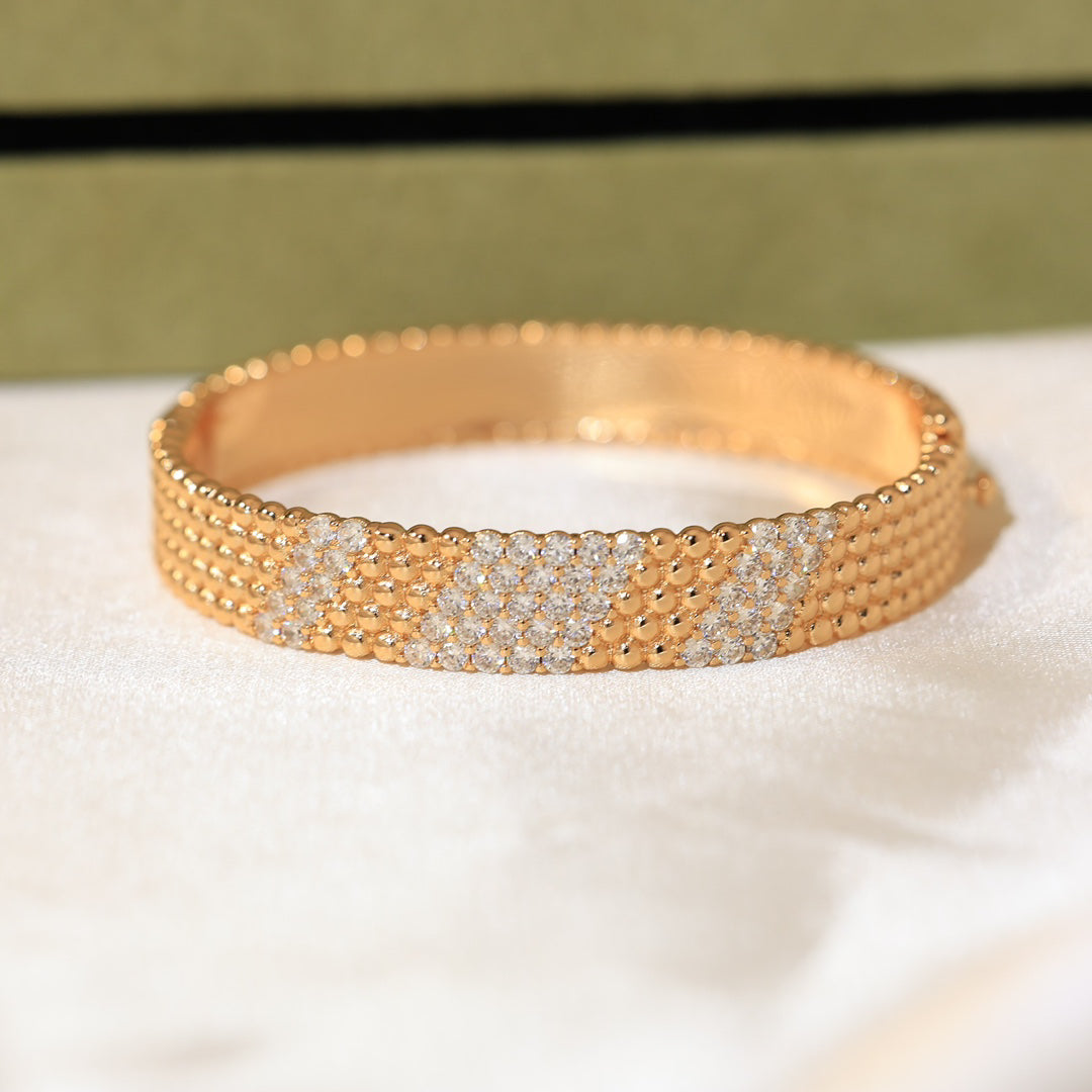 [Resenly Jewelry]  FIVE-ROW DIAMOND BRACELET