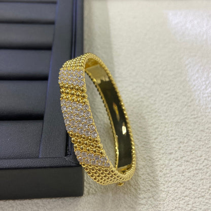 [Resenly Jewelry]  FIVE-ROW DIAMOND BRACELET