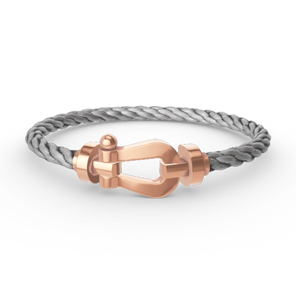 [Resenly Jewelry]FORCE LARGE HORSESHOE NO DIAMOND BRACELET ROSE GOLD