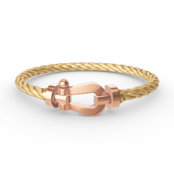 [Resenly Jewelry]FORCE LARGE HORSESHOE NO DIAMOND BRACELET ROSE GOLD