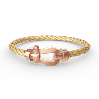 [Resenly Jewelry]FORCE LARGE HORSESHOE NO DIAMOND BRACELET ROSE GOLD