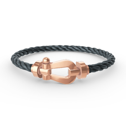 [Resenly Jewelry]FORCE LARGE HORSESHOE NO DIAMOND BRACELET ROSE GOLD