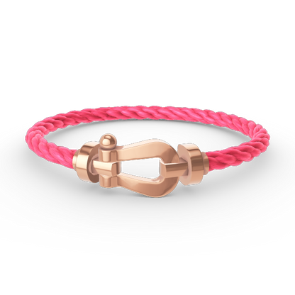 [Resenly Jewelry]FORCE LARGE HORSESHOE NO DIAMOND BRACELET ROSE GOLD