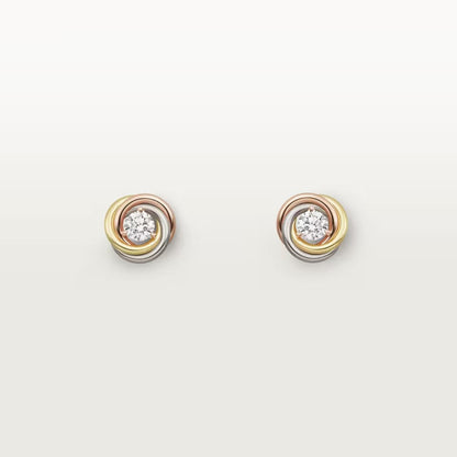 [Resenly Jewelry]TRINITY STUD DIAMOND EARRINGS