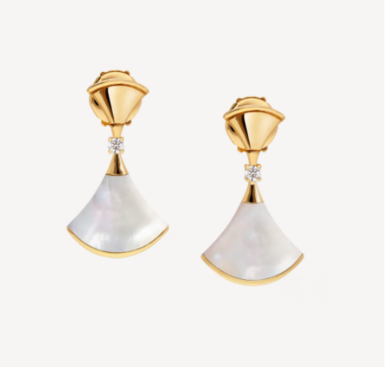 [Resenly Jewelry]DREAM MOP 1 DIAMOND EARRINGS