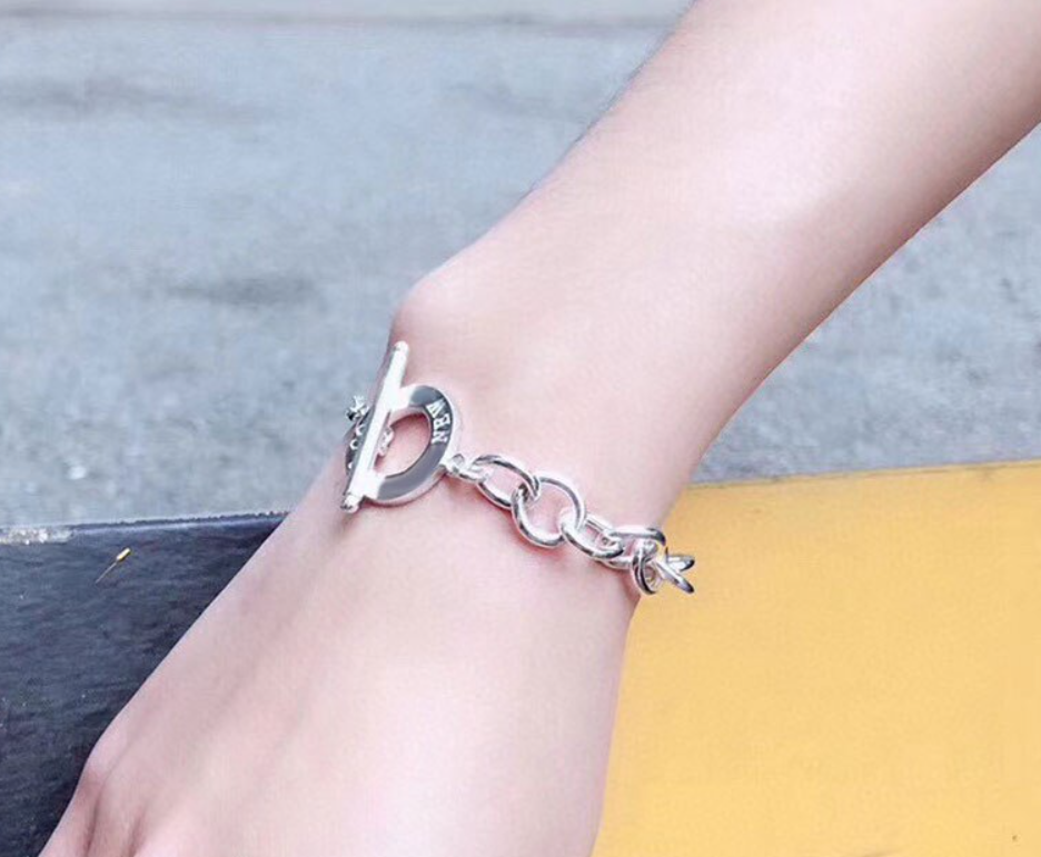[Resenly Jewelry]TOGGLE TAG BRACELET SILVER
