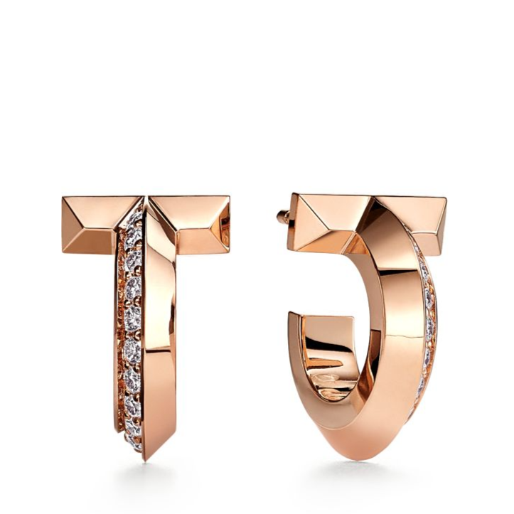 [Resenly Jewelry]T1 HOOP DIAMOND EARRINGS