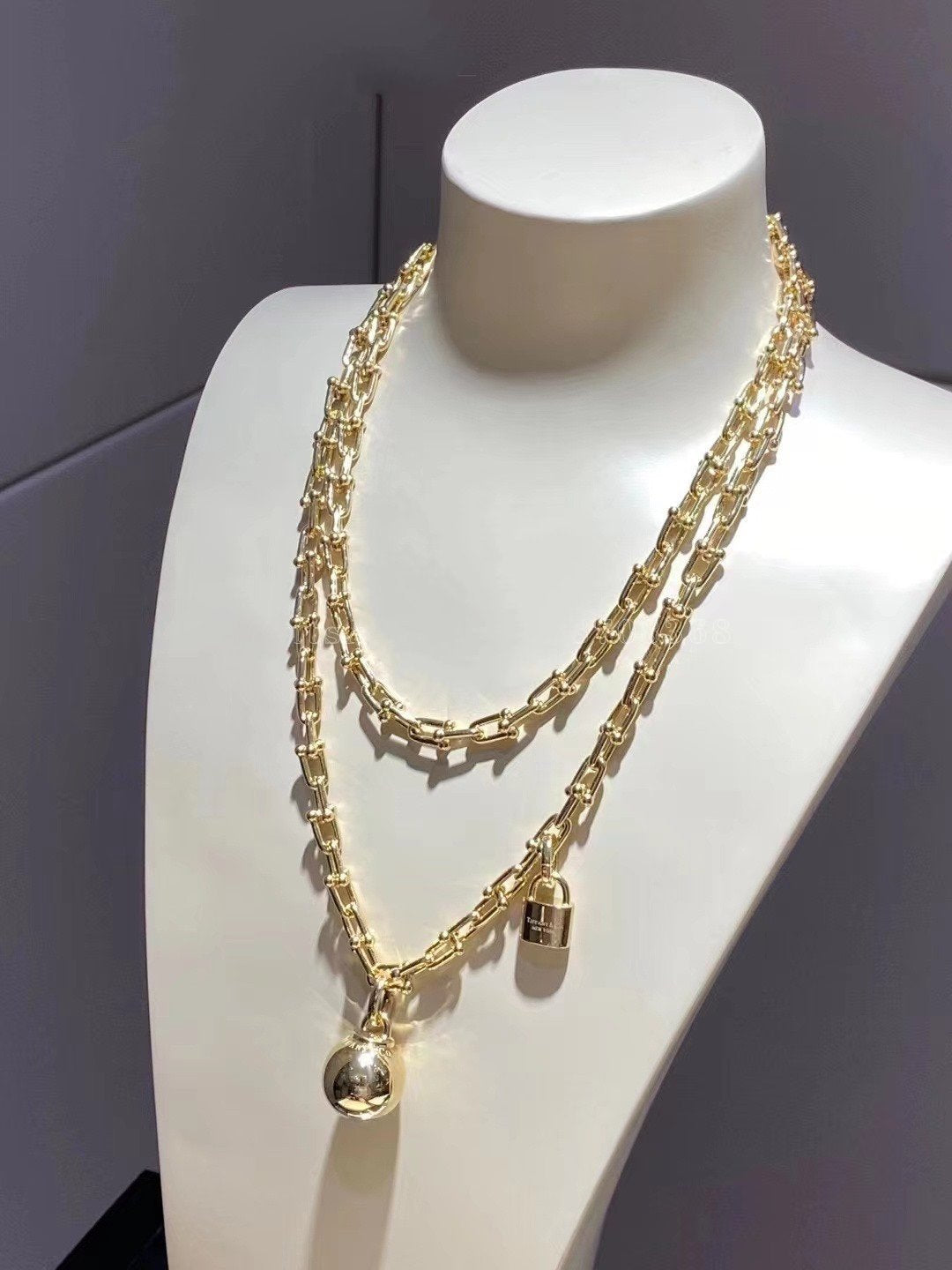 [Resenly Jewelry]HARDWEAR WRAP NECKLACE