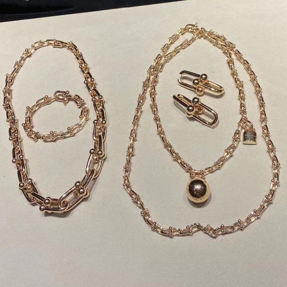 [Resenly Jewelry]HARDWEAR WRAP NECKLACE