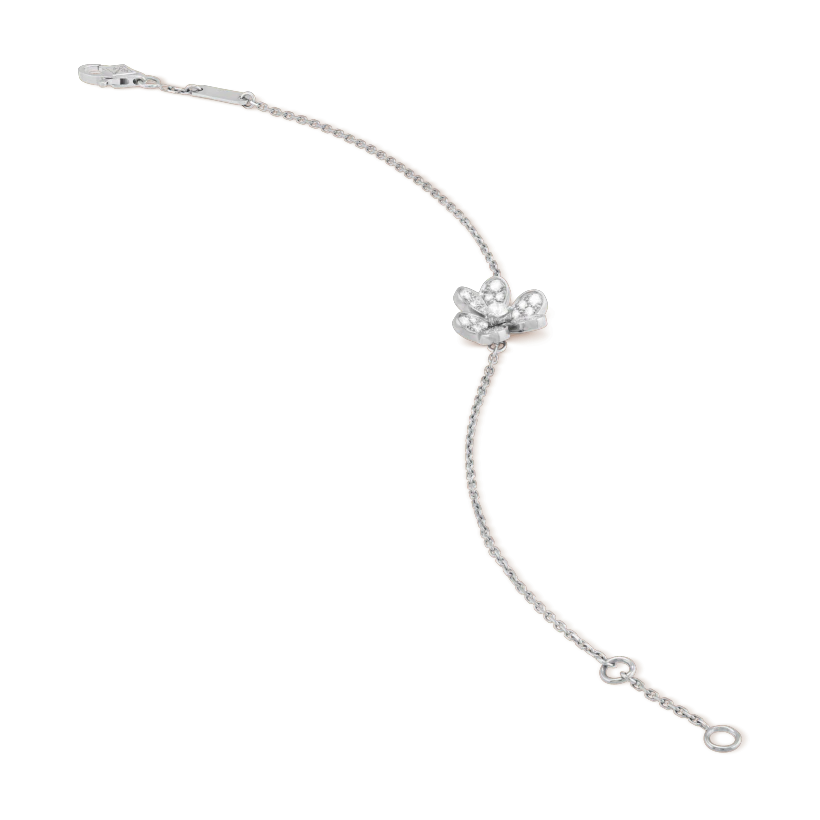 [Resenly Jewelry]FRIVOLE SILVER FLOWER DIAMOND BRACELET