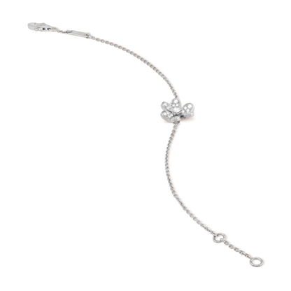 [Resenly Jewelry]FRIVOLE SILVER FLOWER DIAMOND BRACELET