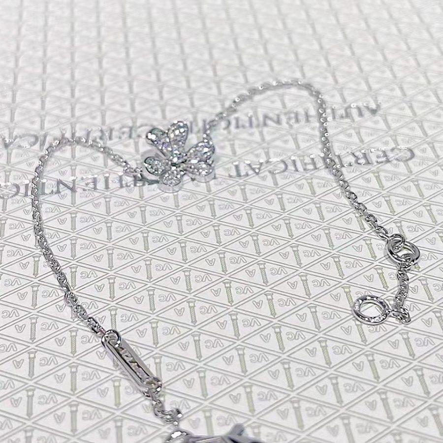 [Resenly Jewelry]FRIVOLE SILVER FLOWER DIAMOND BRACELET