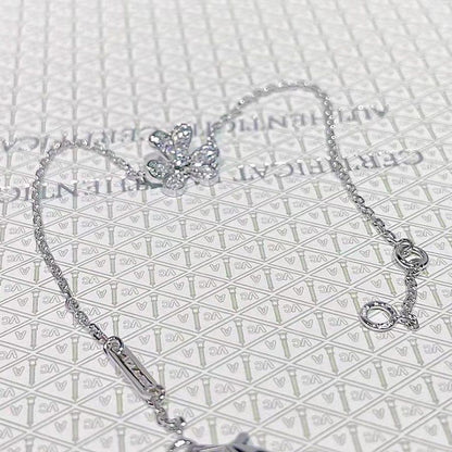 [Resenly Jewelry]FRIVOLE SILVER FLOWER DIAMOND BRACELET