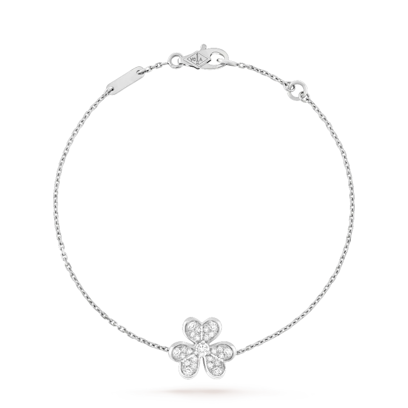 [Resenly Jewelry]FRIVOLE SILVER FLOWER DIAMOND BRACELET