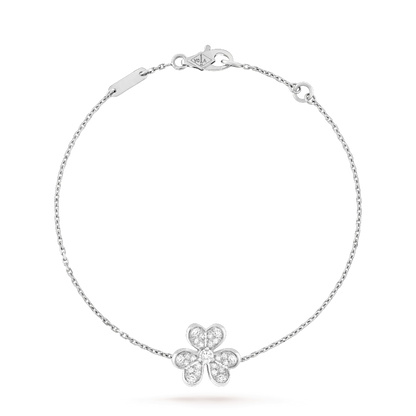 [Resenly Jewelry]FRIVOLE SILVER FLOWER DIAMOND BRACELET