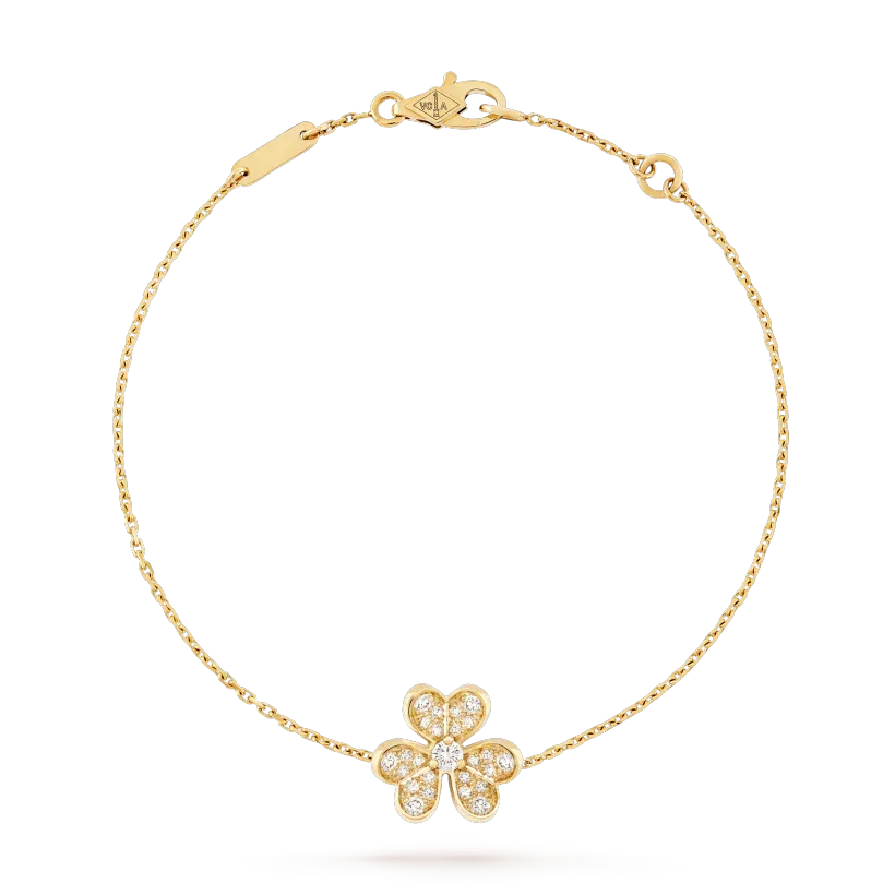 [Resenly Jewelry]FRIVOLE GOLD FLOWER DIAMOND BRACELET