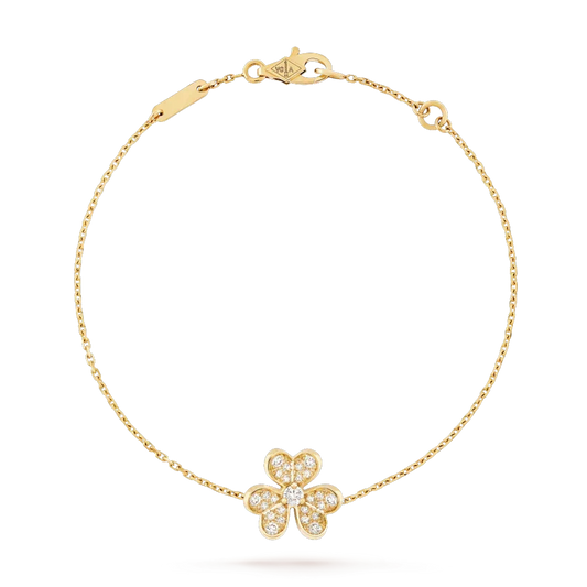 [Resenly Jewelry]FRIVOLE GOLD FLOWER DIAMOND BRACELET