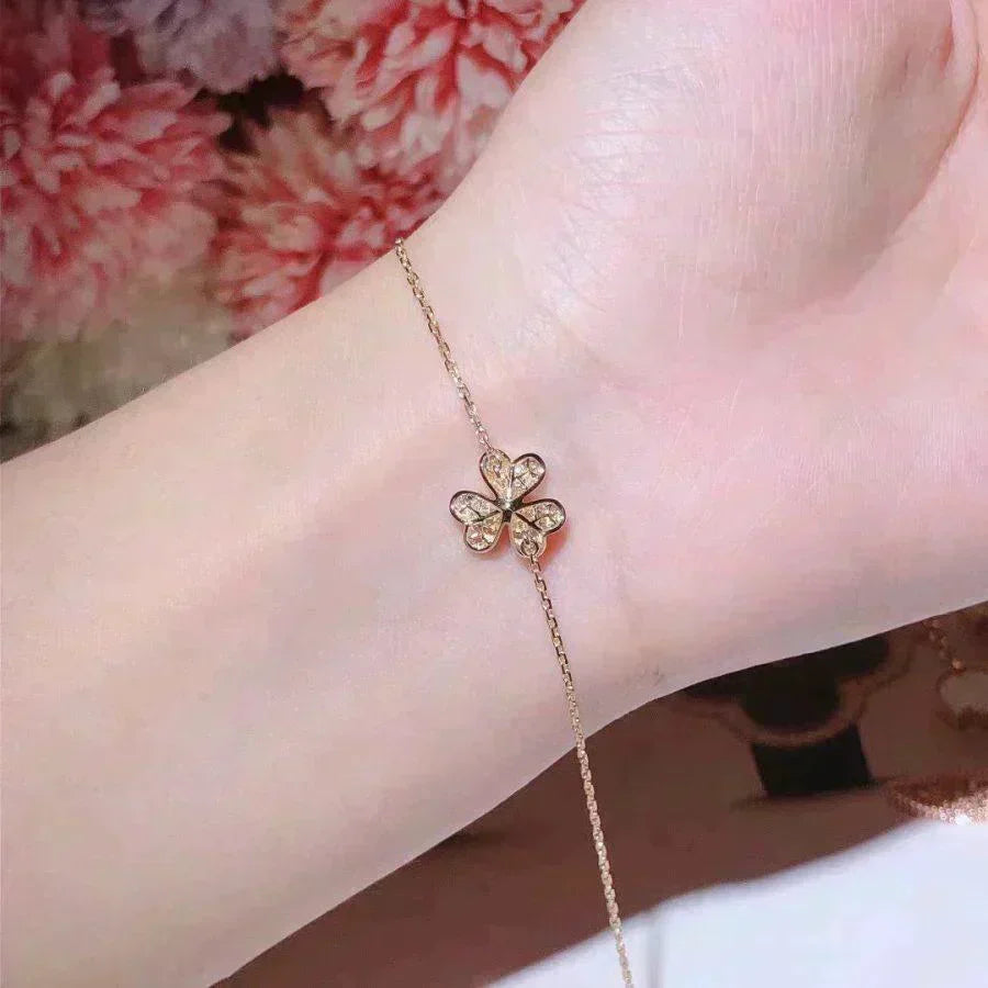 [Resenly Jewelry]FRIVOLE GOLD FLOWER DIAMOND BRACELET