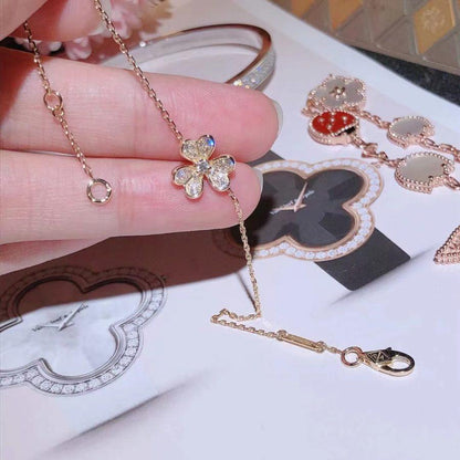[Resenly Jewelry]FRIVOLE GOLD FLOWER DIAMOND BRACELET