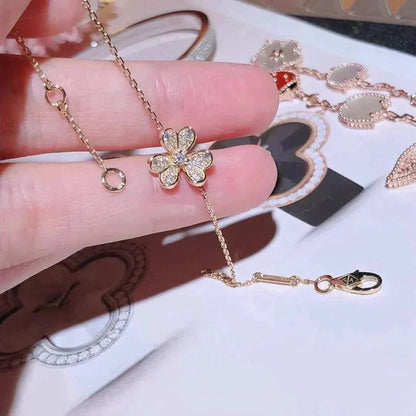 [Resenly Jewelry]FRIVOLE GOLD FLOWER DIAMOND BRACELET