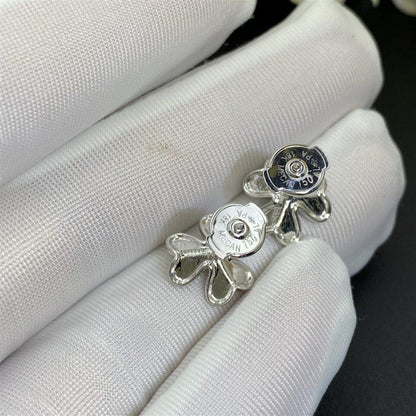 [Resenly Jewelry]FRIVOLE MINI SILVER FLOWER EARRINGS