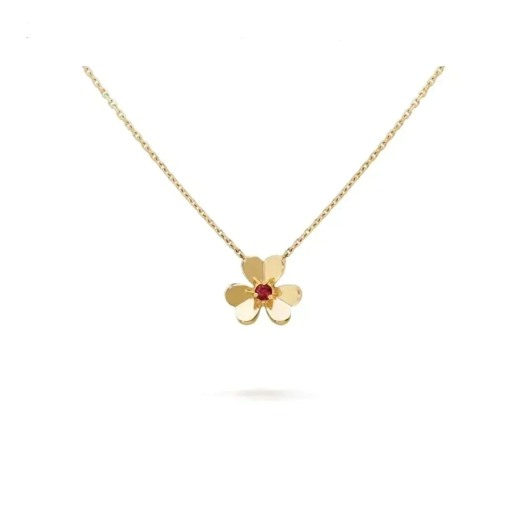 [Resenly Jewelry]FRIVOLE GOLD FLOWER NECKLACE