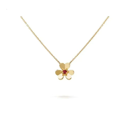 [Resenly Jewelry]FRIVOLE GOLD FLOWER NECKLACE