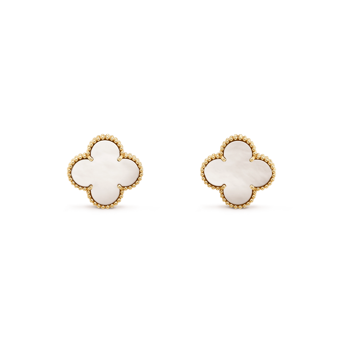 [Resenly Jewelry]CLOVER MINI GOLD EARRINGS