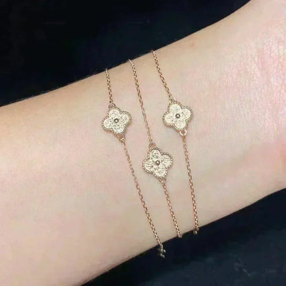 [Resenly Jewelry]CLOVER SINGLE FLOWER BRACELET