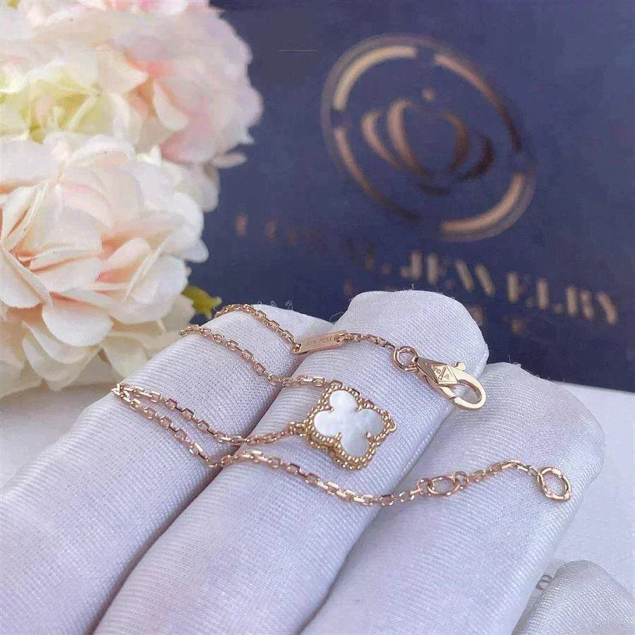 [Resenly Jewelry]CLOVER WHITE MOP SINGLE FLOWER BRACELET
