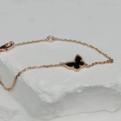 [Resenly Jewelry]BUTTERFLY ONYX  BUTTERFLY BRACELET