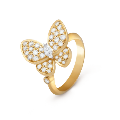 [Resenly Jewelry]BUTTERFLY DIAMOND RING
