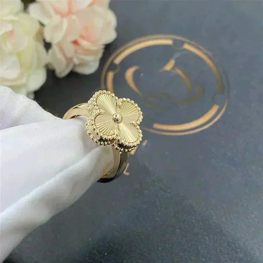 [Resenly Jewelry]CLOVER GOLD RING