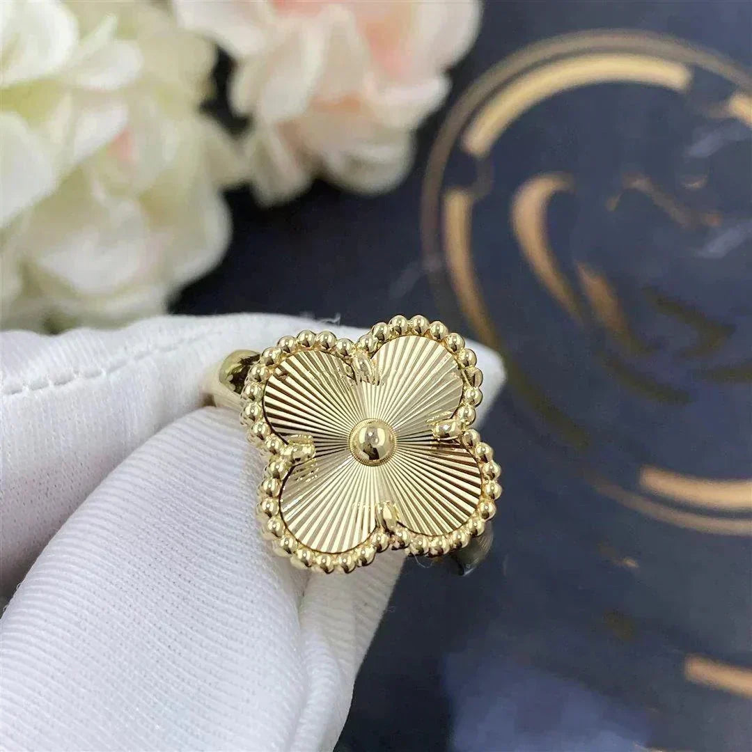 [Resenly Jewelry]CLOVER GOLD RING
