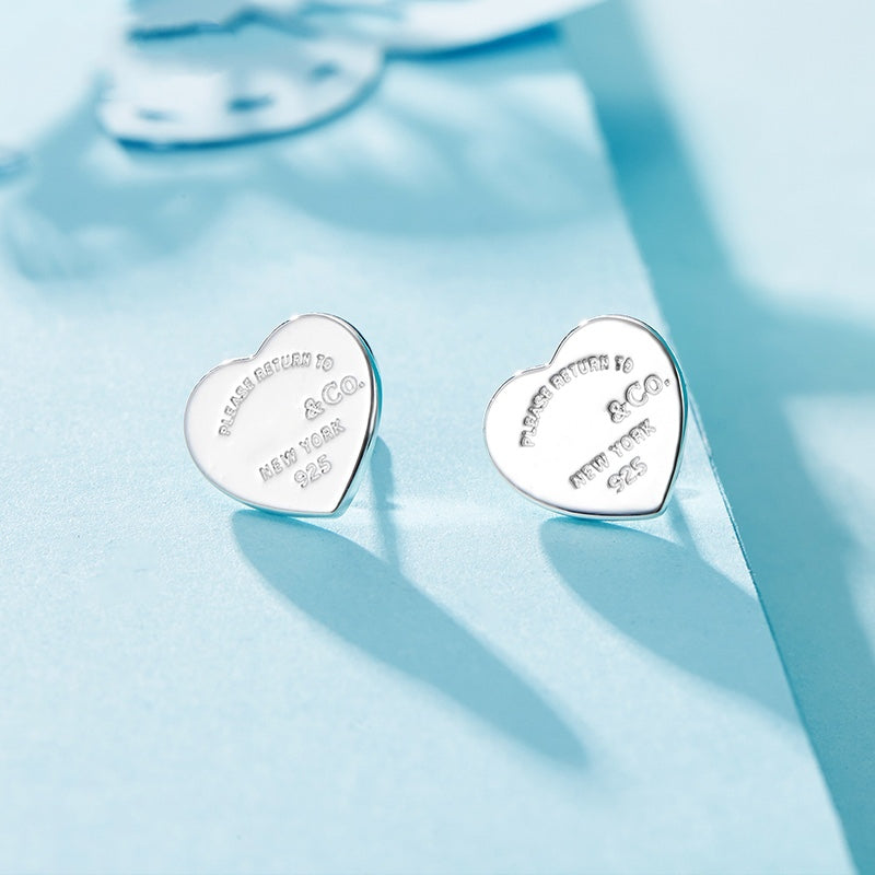 [Resenly Jewelry]RETURN TO TIF LOVE SILVER EARRINGS