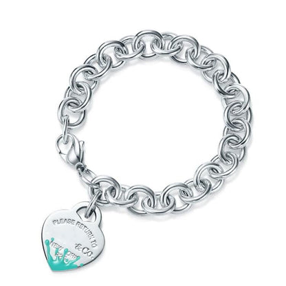 [Resenly Jewelry]LOVE HEART RETURN TO TIF SILVER BRACELET