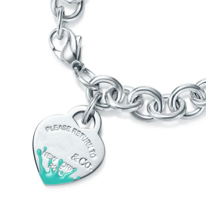 [Resenly Jewelry]LOVE HEART RETURN TO TIF SILVER BRACELET
