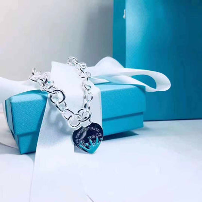 [Resenly Jewelry]LOVE HEART RETURN TO TIF SILVER BRACELET