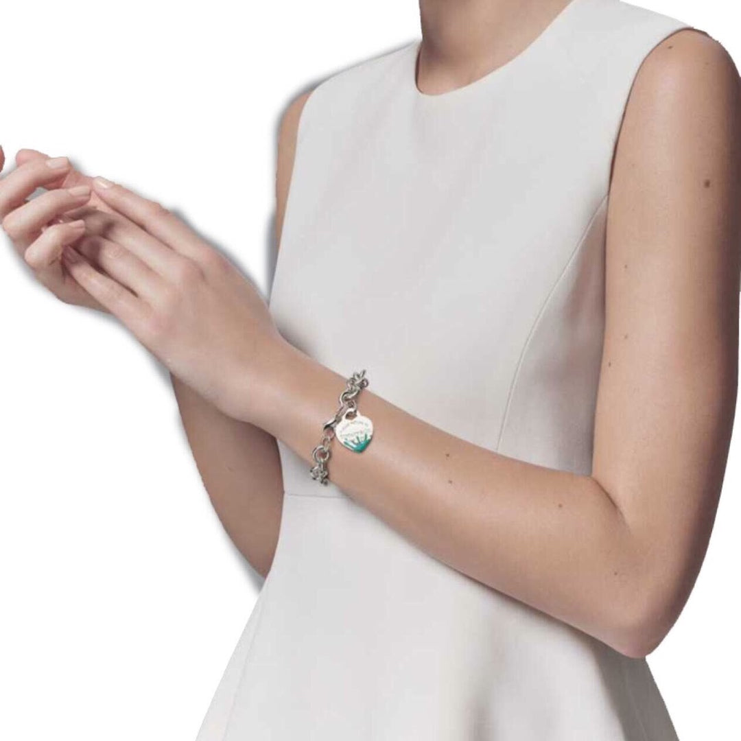 [Resenly Jewelry]LOVE HEART RETURN TO TIF SILVER BRACELET