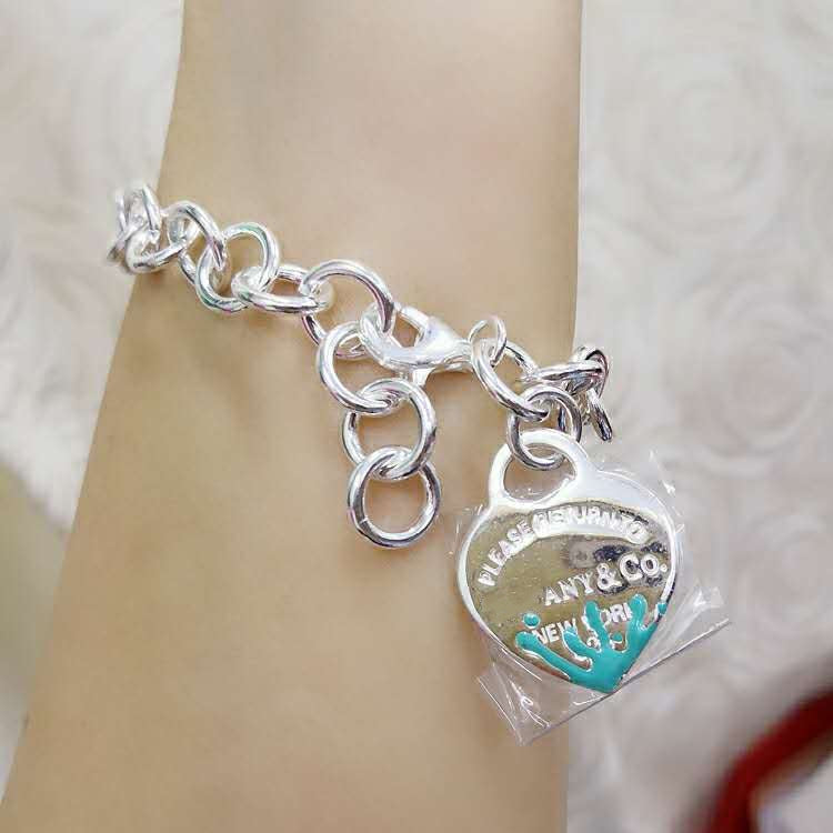 [Resenly Jewelry]LOVE HEART RETURN TO TIF SILVER BRACELET
