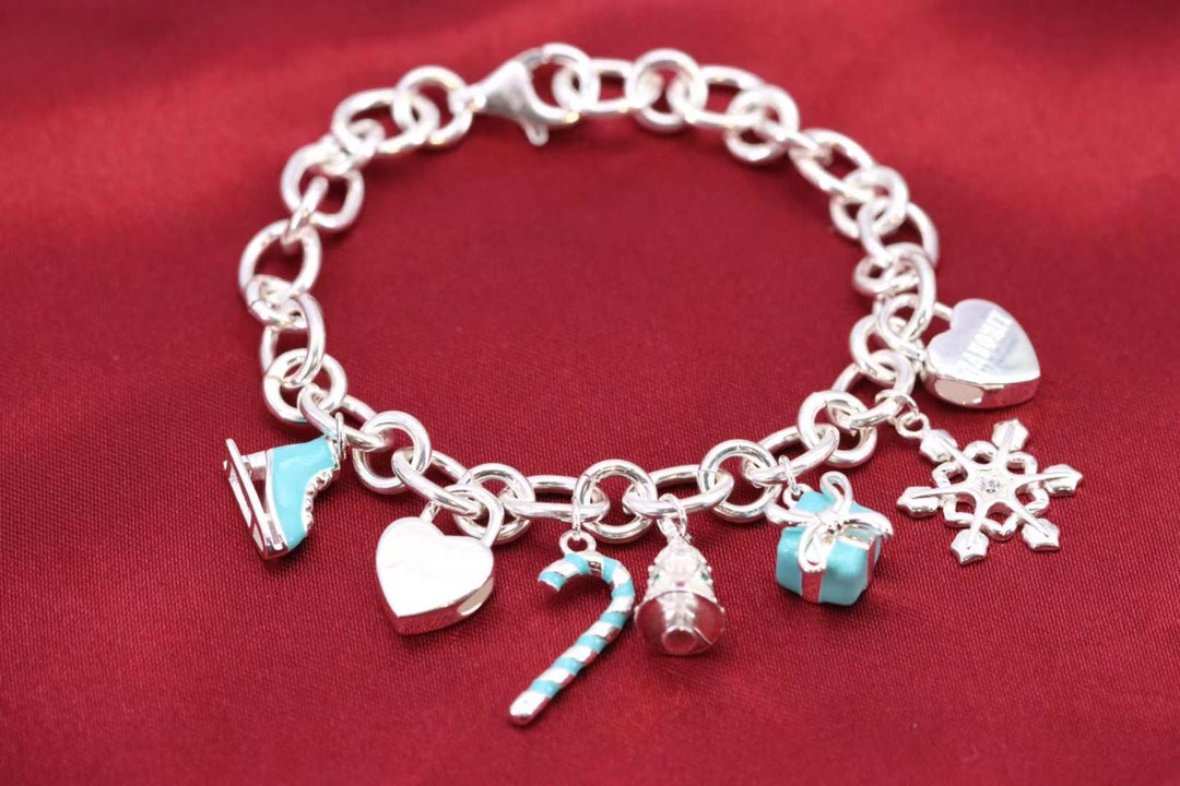 [Resenly Jewelry]CHRISTMAS SILVER BRACELET