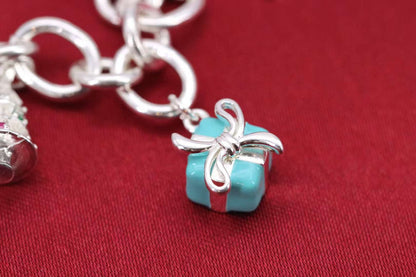 [Resenly Jewelry]CHRISTMAS SILVER BRACELET