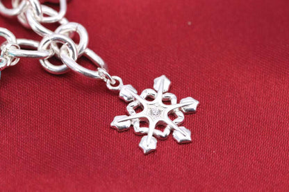 [Resenly Jewelry]CHRISTMAS SILVER BRACELET