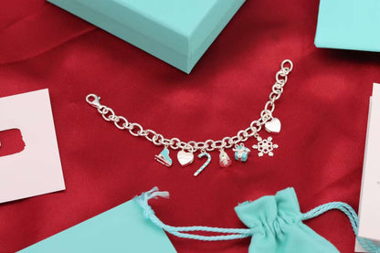 [Resenly Jewelry]CHRISTMAS SILVER BRACELET