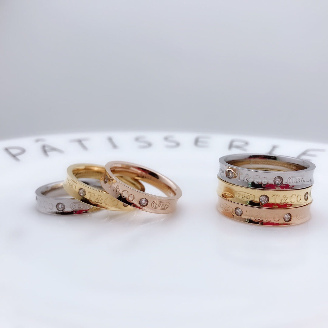 [Resenly Jewelry]DOUBLE DIAMOND RING